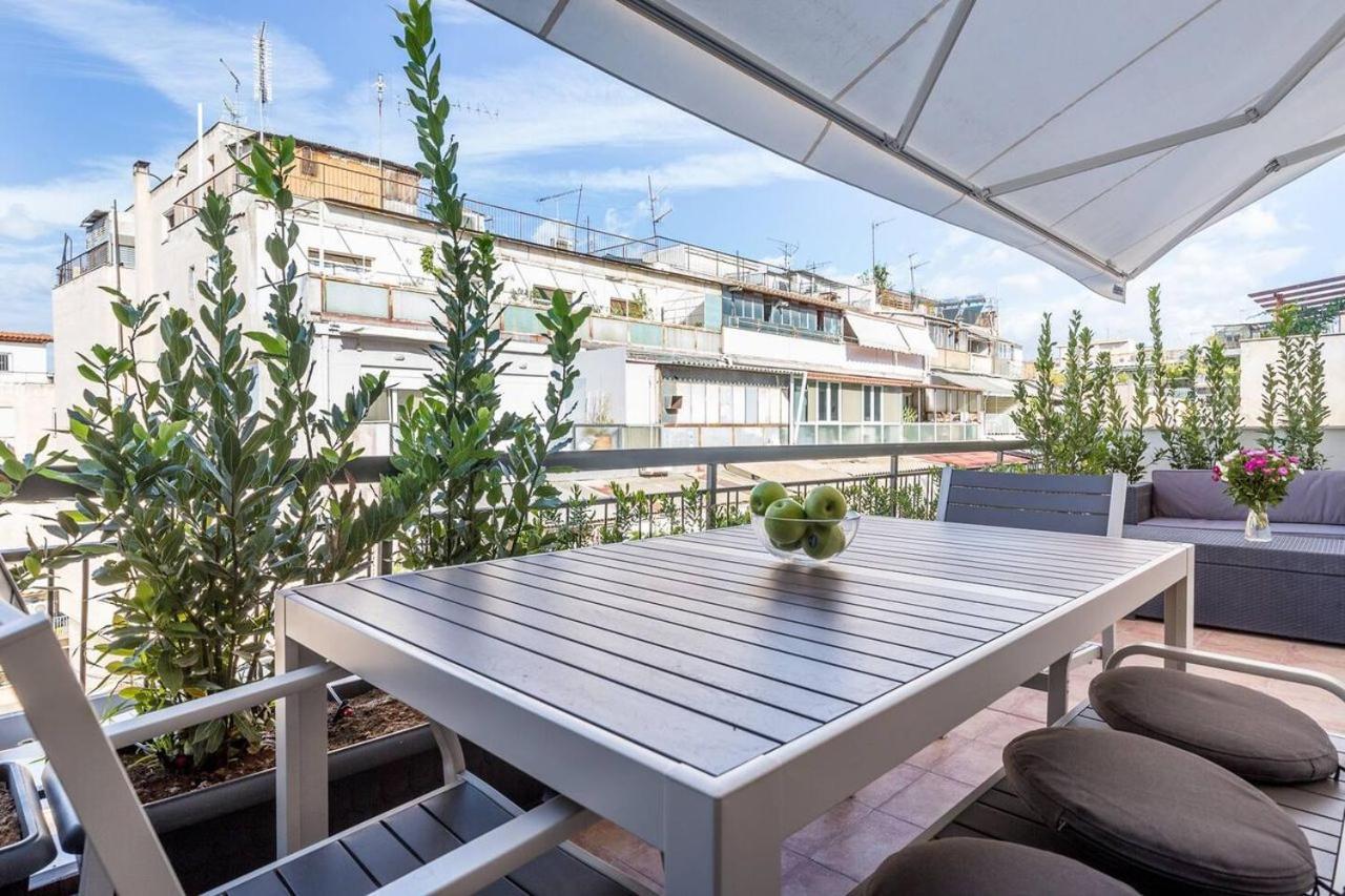 Emily In Athens - Central Chic Flat With Terrace Syntagma E1 Exteriér fotografie
