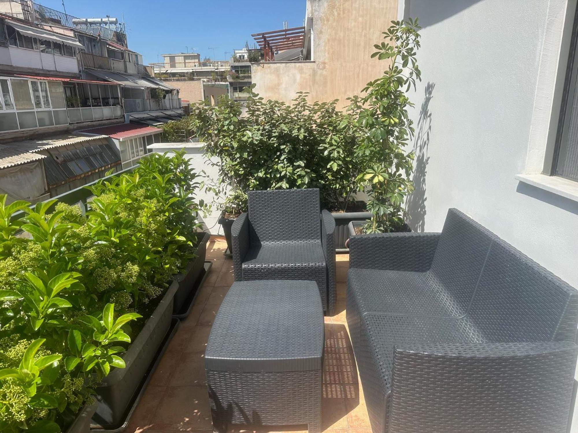 Emily In Athens - Central Chic Flat With Terrace Syntagma E1 Exteriér fotografie